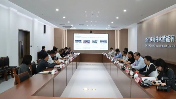浙江省政协特邀（二）界别组赴庆元抽水蓄能电站项目调研