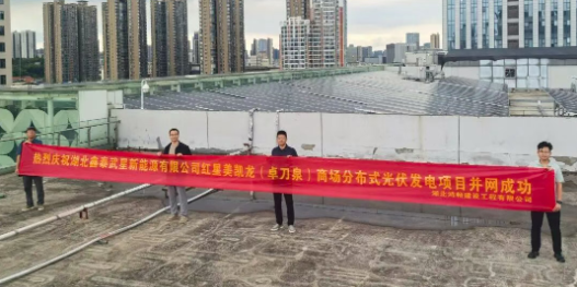 预减碳414吨！鑫泰能源投建红星美凯龙光储充项目一期分布式光伏发电项目正式并